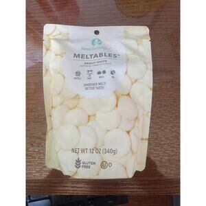 NEW Sweet Tooth Fairy Meltables Bright White Vanilla Flavor Gluten Free 12 oz